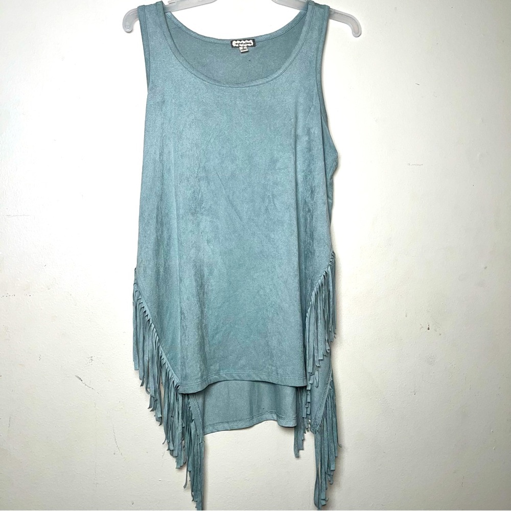 Eyeshadow Suede Fringe top Eyeshadow size small
